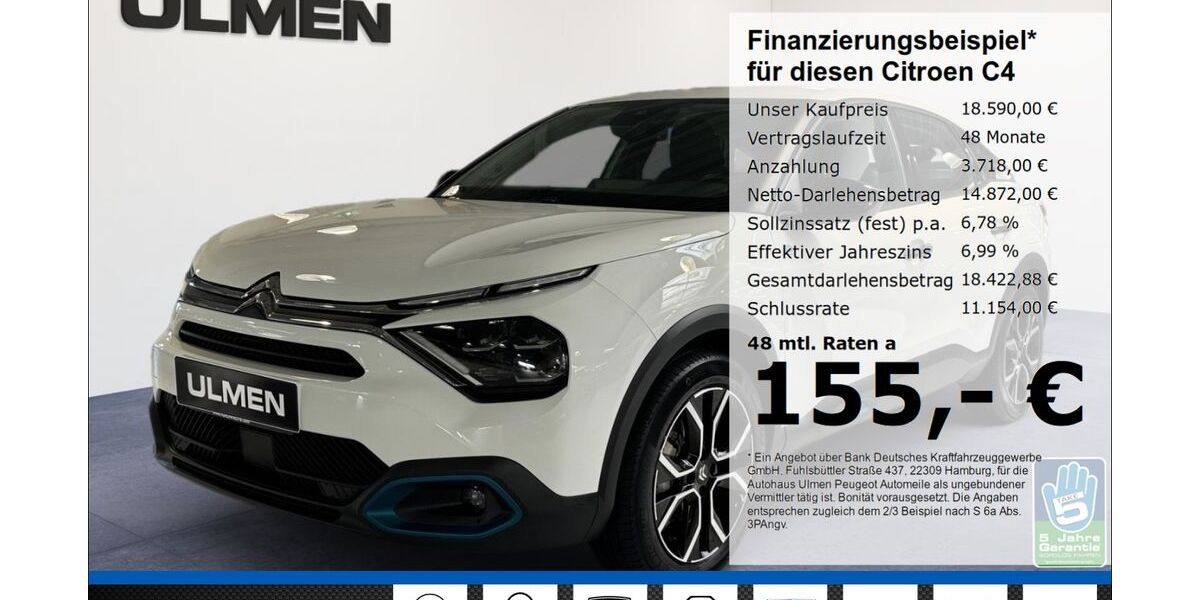 Citroen C4 15.283 km 18.580 &euro; Düsseldorf 40233