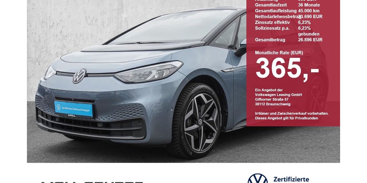 VW ID.3 71.052 km 22.970 &euro; Düsseldorf 40474