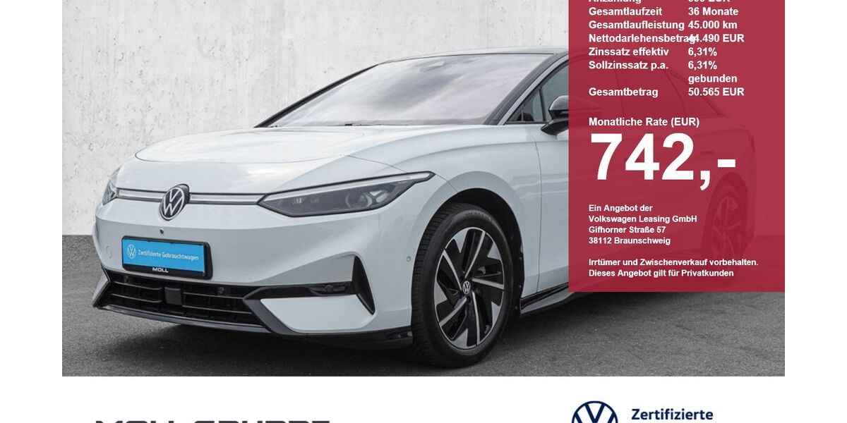 VW ID.7 60.781 km 43.680 &euro; Düsseldorf 40549
